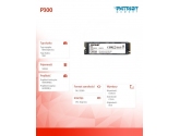 Patriot Dysk SSD P300 128GB M.2 PCIe Gen 3 x4 1600/600 