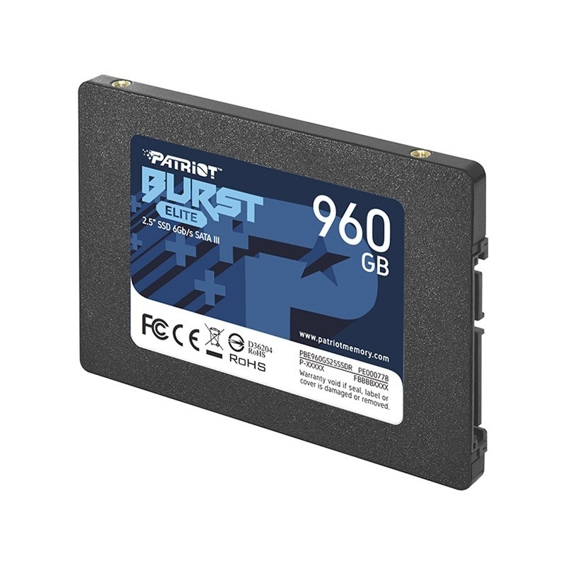 135536 Patriot SSD 960GB Burst Elite 450/320MB/s SATA III 2.5