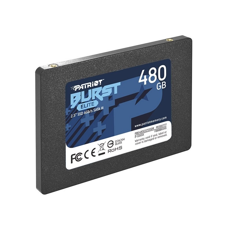 135537 Patriot SSD 480GB Burst Elite 450/320MB/s SATA III 2.5