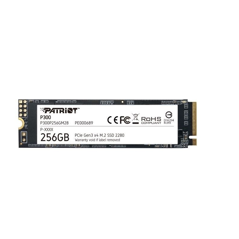 135782 Patriot Dysk SSD P300 256GB M.2 PCIe Gen 3 x4 1700/1100