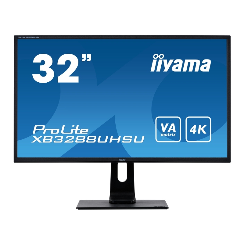 136202 Monitor IIYAMA ProLite XB3288UHSU-B1 31,5", 4K, VA, 2x HDMI, DP, USB 3.0, GŁOŚNIKI, AUDIO