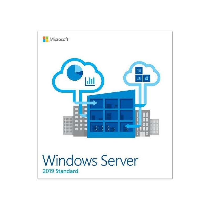 161107 Microsoft Windows Server Standard 2019 PL x64 16Core DVD P73-07795 