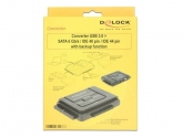 185075 Delock Adapter USB 3.0-SATA/IDE 40/44PIN+Backup 