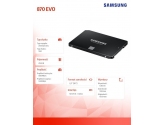 190429 Samsung Dysk SSD 870EVO MZ-77E250B/EU 250GB 