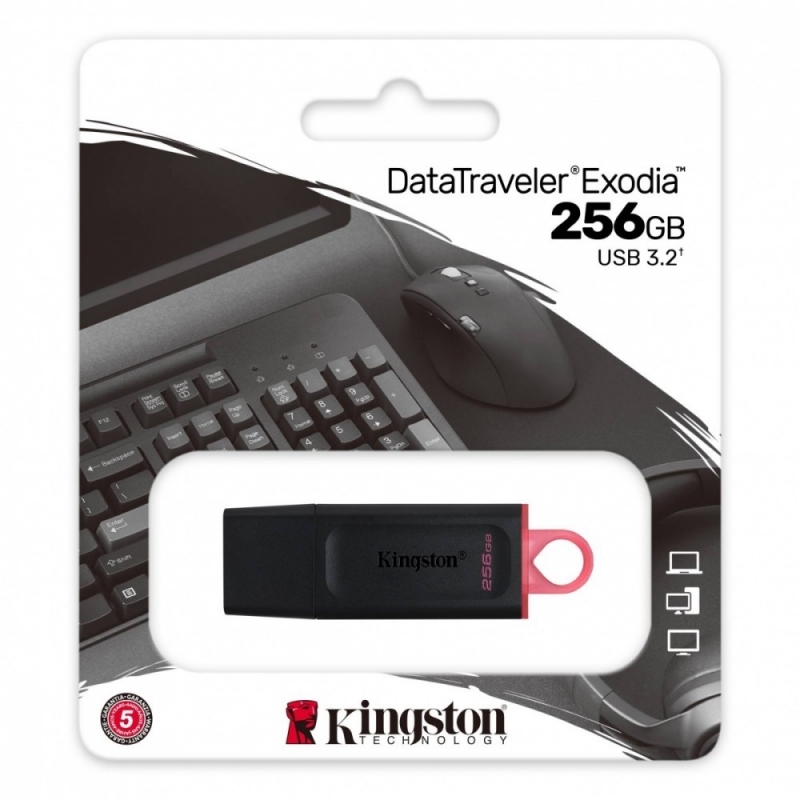 191441 Kingston Pendrive Data Traveler Exodia 256GB USB3.2 Gen1