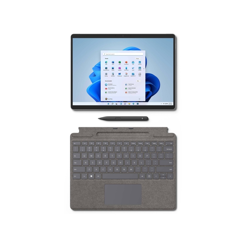 197267 Laptop Microsoft Surface Pro 8/13" WQXGA MT/i5-1145G7/8 GB/256 GB SSD/LTE/Win 11 Pro/2 lata carry-in/platynowy