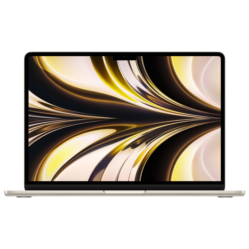 200633 Laptop Apple MacBook Air/13,6" WQXGA Retina IPS/Apple M2/8 GB/256 GB SSD/macOS/1 rok gwarancji/księżycowa poświata