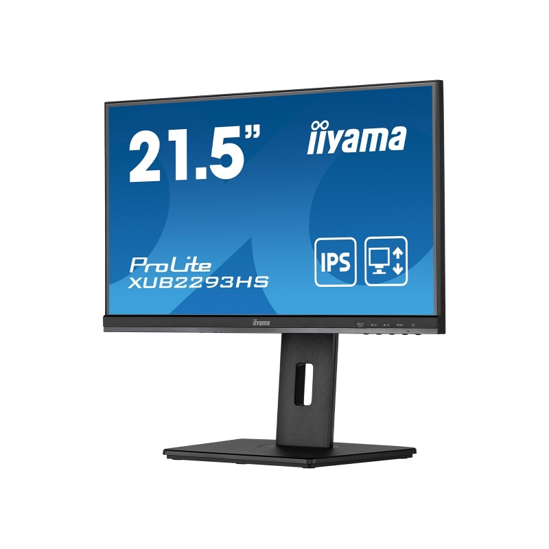 205184 Monitor IIYAMA ProLite XUB2293HS-B5 21,5", FULL HD, IPS, HDMI, DP, PIVOT, SWIVEL, GŁOŚNIKI, AUDIO