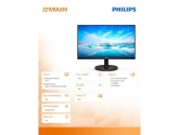 254220 Monitor 21.5" VA Philips 221V8A/00 1920x1080  16:9 Czarny