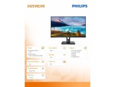 254263 Monitor 23.8" IPS Philips 242S1AE/00 1920x1080  16:9 Czarny