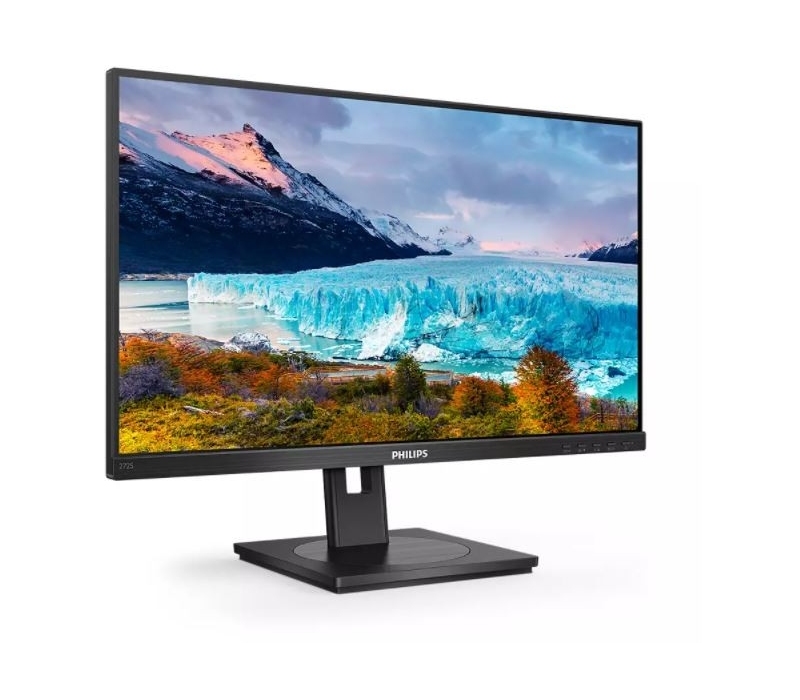 254554 Monitor Philips 272S1AE/00/27" Full HD IPS/16:9/75 Hz/HDMI/DP/VGA/DVI/AUDIO/GŁOŚNIKI/PIVOT/3 lata carry-in