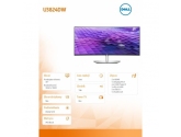 256255 Monitor 38" IPS Black Dell 210-BHXB 3840x1600 21:9 Czarny