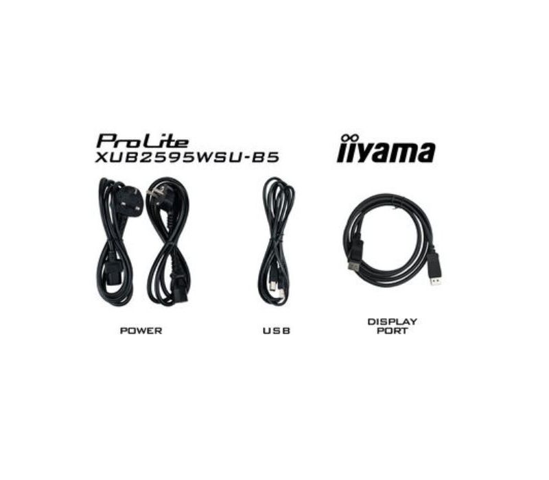 256535 Monitor IIYAMA ProLite/25" WUXGA IPS/16:10/75 Hz/HDMI/DP/VGA/USB 2.0/GŁOŚNIKI/PIVOT/3 lata carry-in