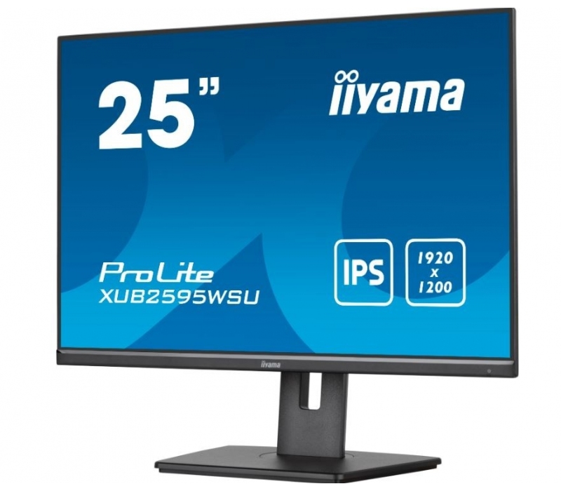 256547 Monitor IIYAMA ProLite/25" WUXGA IPS/16:10/75 Hz/HDMI/DP/VGA/USB 2.0/GŁOŚNIKI/PIVOT/3 lata carry-in