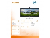 256766 Monitor 34.14" IPS Dell 210-BFOB 3440x1440 21:9 Czarny