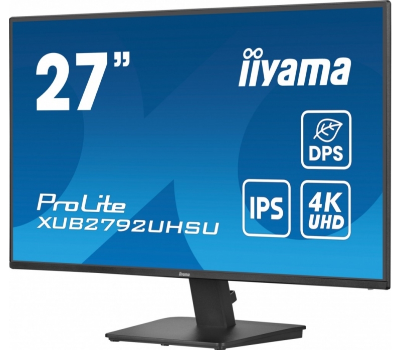 258232 Monitor IIYAMA ProLite/27" 4K IPS/16:9/60 Hz/HDMI/DP/USB HUB/GŁOŚNIKI/3 lata carry-in
