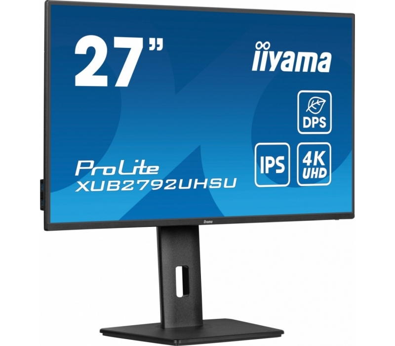 258591 Monitor IIYAMA ProLite/27" 4K IPS/16:9/60 Hz/HDMI/DP/USB HUB/GŁOŚNIKI/PIVOT/3 lata carry-in
