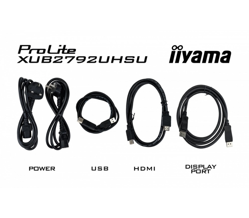 258604 Monitor IIYAMA ProLite/27" 4K IPS/16:9/60 Hz/HDMI/DP/USB HUB/GŁOŚNIKI/PIVOT/3 lata carry-in