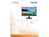 264072 Monitor 27" IPS Philips 275S1AE/00 2560x1440 16:9 Czarny