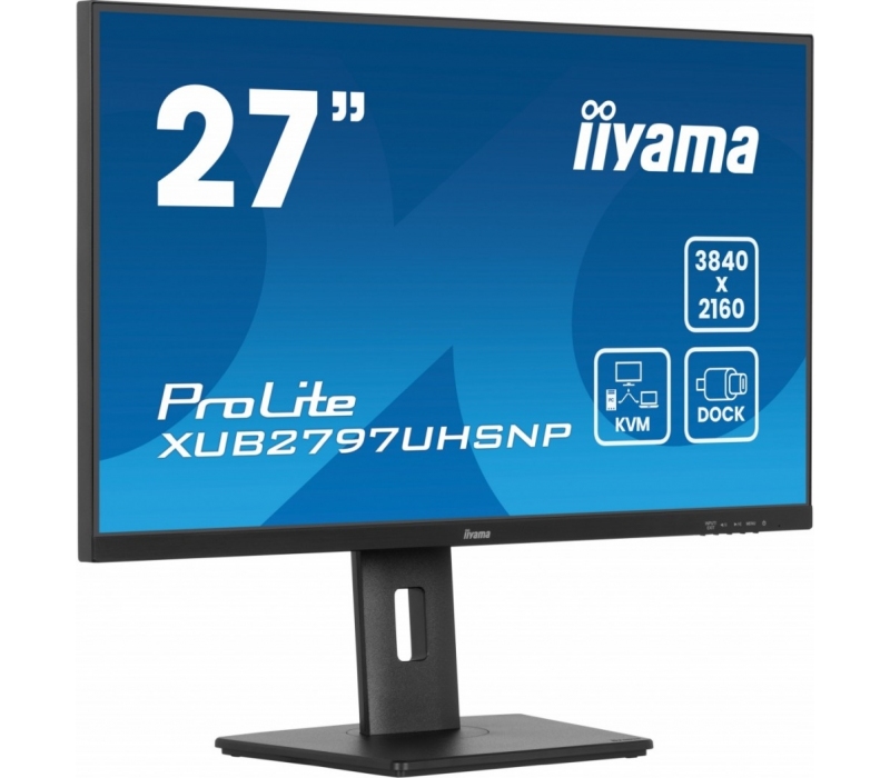 271915 Monitor IIYAMA ProLite/27" 4K IPS/16:9/60 Hz/HDMI/DP/USB HUB/RJ45/GŁOŚNIKI/PIVOT/5 lat carry-in