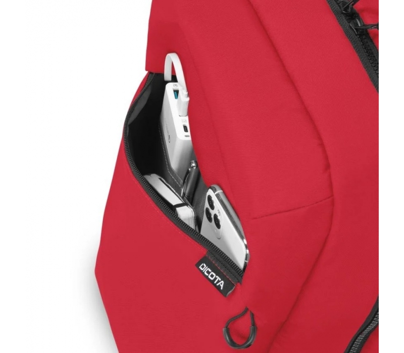 322420 DICOTA Plecak COMMUTER 13-16 cali czerwony