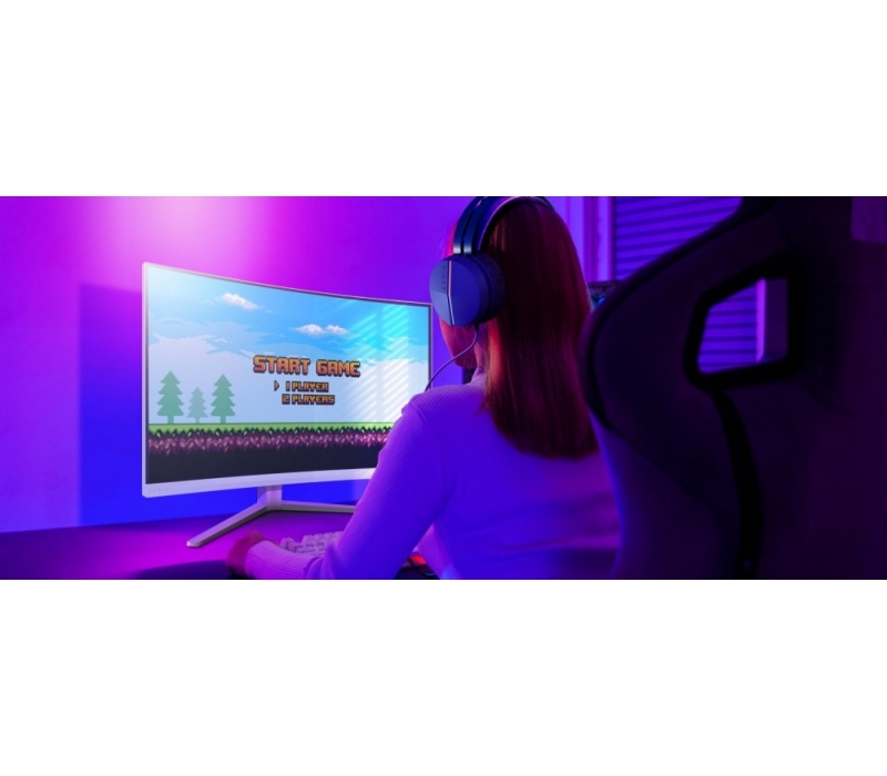345019 Monitor 31.5" VA Philips 32M2C5501/00 2560x1440 16:9 Biały