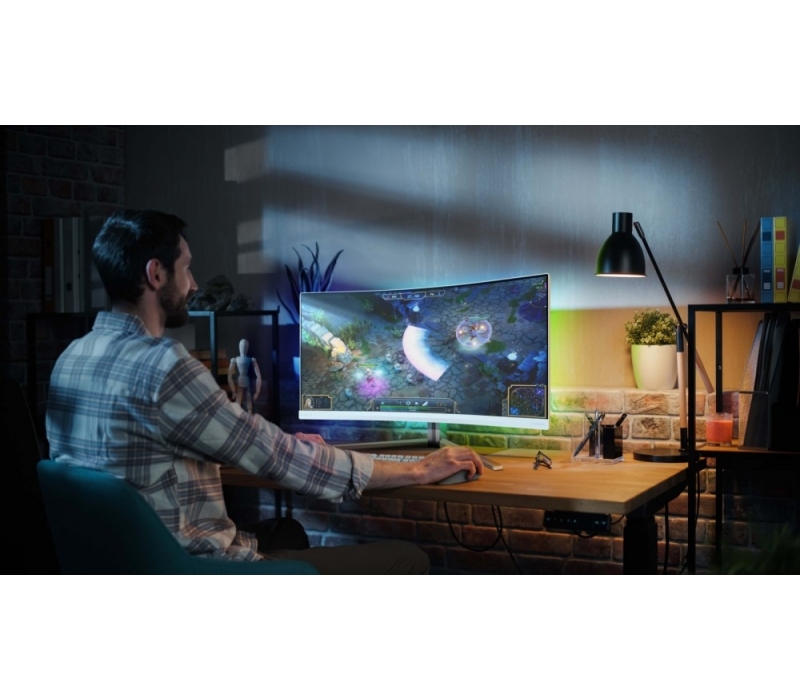 345054 Monitor 34" VA Philips 34M2C5501A/00 3440x1440 21:9 Biały