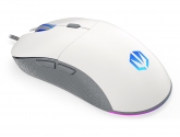415065 Endorfy GEM Onyx White - mysz przewodowa