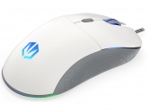 415067 Endorfy GEM Onyx White - mysz przewodowa