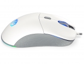 415073 Endorfy GEM Onyx White - mysz przewodowa