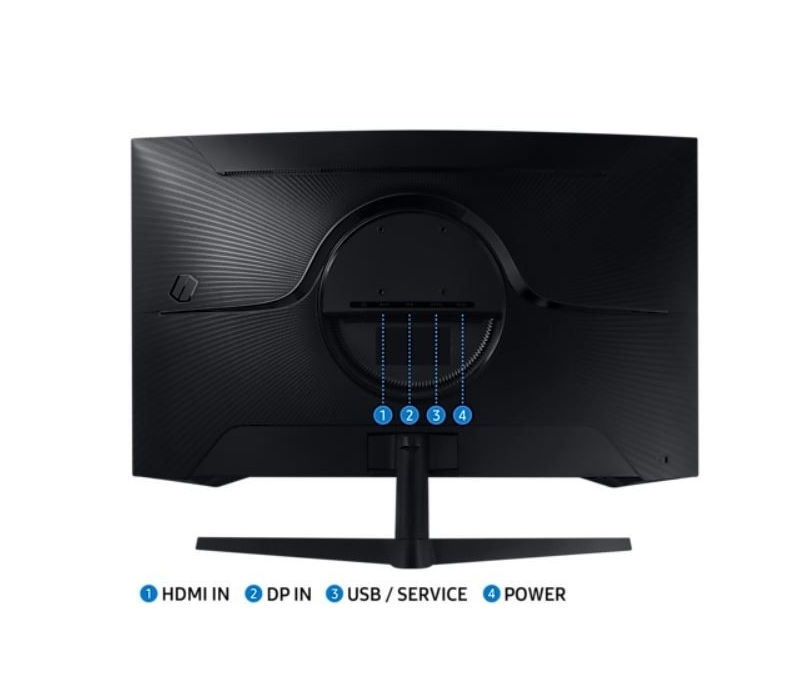 415151 Monitor 32" VA Samsung LS32CG552EUXEN 2560x1440 16:9 Czarny