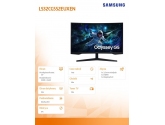 415166 Monitor 32" VA Samsung LS32CG552EUXEN 2560x1440 16:9 Czarny