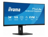 441806 Monitor IIYAMA ProLite/34" UWQHD VA/21:9/120 Hz/1500R/2x HDMI/DP/USB HUB/RJ45/GŁOŚNIKI/5 lat carry-in