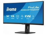 441807 Monitor IIYAMA ProLite/34" UWQHD VA/21:9/120 Hz/1500R/2x HDMI/DP/USB HUB/RJ45/GŁOŚNIKI/5 lat carry-in