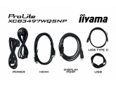 441817 Monitor IIYAMA ProLite/34" UWQHD VA/21:9/120 Hz/1500R/2x HDMI/DP/USB HUB/RJ45/GŁOŚNIKI/5 lat carry-in