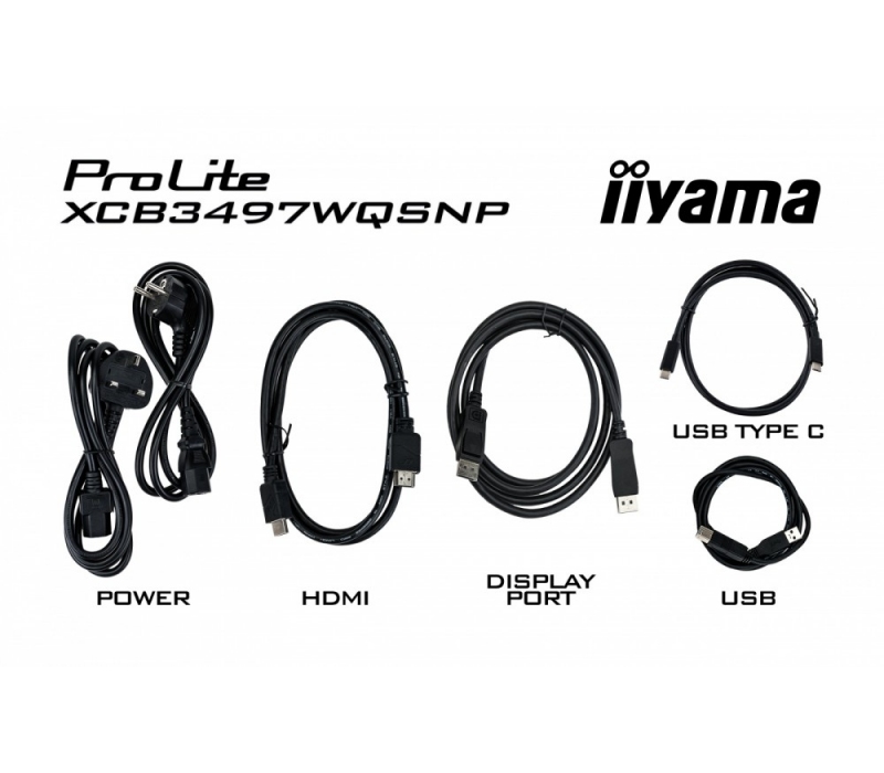 441817 Monitor IIYAMA ProLite/34" UWQHD VA/21:9/120 Hz/1500R/2x HDMI/DP/USB HUB/RJ45/GŁOŚNIKI/5 lat carry-in