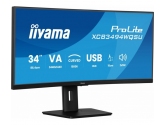 442314 Monitor IIYAMA ProLite/34" UWQHD VA/21:9/120 Hz/1500R/2x HDMI/DP/USB HUB/GŁOŚNIKI/3 lata carry-in