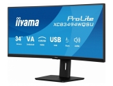 442315 Monitor IIYAMA ProLite/34" UWQHD VA/21:9/120 Hz/1500R/2x HDMI/DP/USB HUB/GŁOŚNIKI/3 lata carry-in