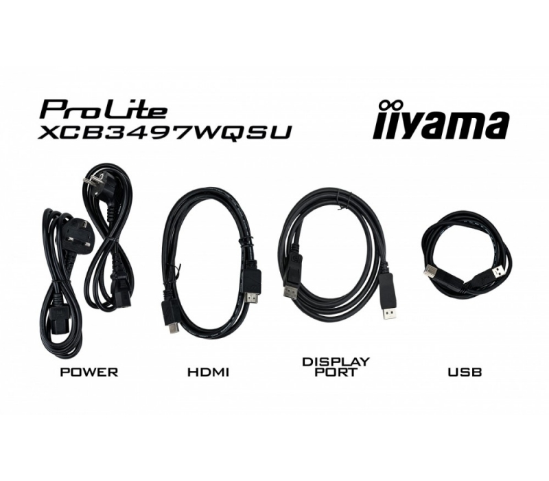 442325 Monitor IIYAMA ProLite/34" UWQHD VA/21:9/120 Hz/1500R/2x HDMI/DP/USB HUB/GŁOŚNIKI/3 lata carry-in