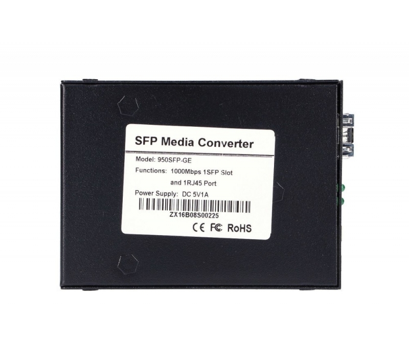 449201 Extralink Media konwerter Sedir 1xSFP 1xRJ45 