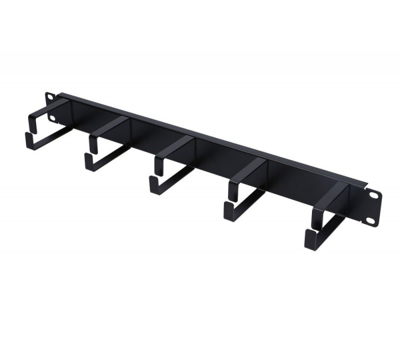 449262 Extralink Organizer kabli 1U czarny 