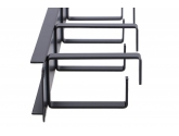 449265 Extralink Organizer kabli 1U czarny 