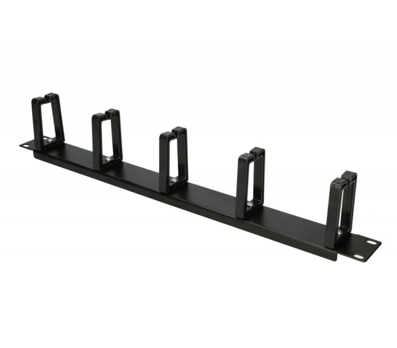 449269 Extralink Organizer kabli 1U z plastikowymi uchwytami