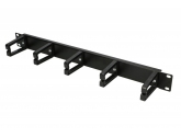 449270 Extralink Organizer kabli 1U z plastikowymi uchwytami