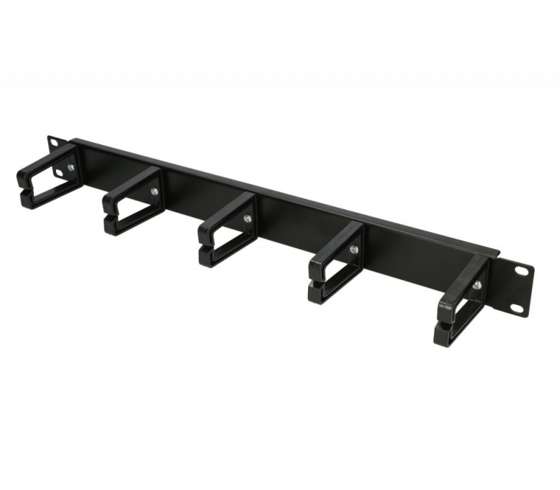 449270 Extralink Organizer kabli 1U z plastikowymi uchwytami