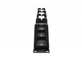 449272 Extralink Organizer kabli 1U z plastikowymi uchwytami