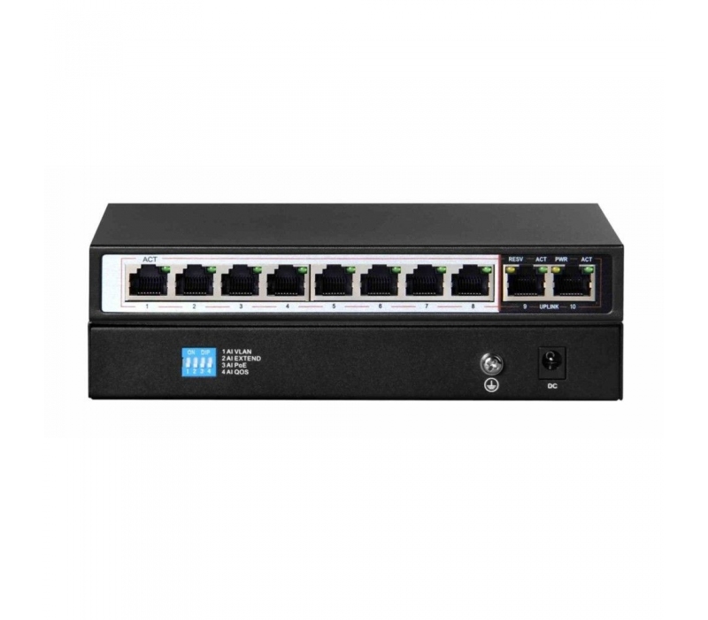 449280 Extralink Przełącznik Ceres EX-SF1008P 8 portów 10-100Mbps