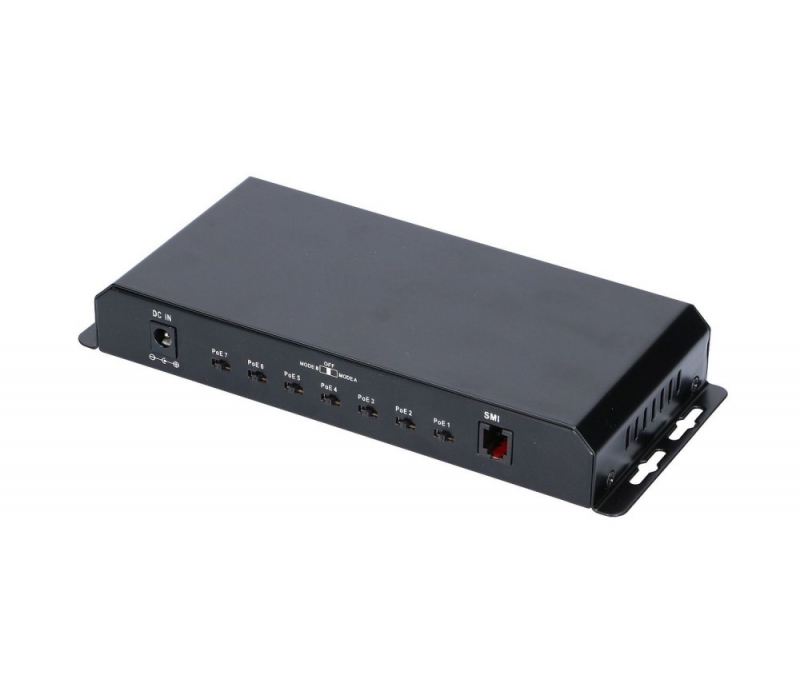 449291 Extralink Przełącznik Gigabit PoE 8-7 port 24V 60W