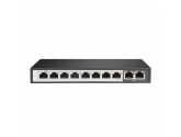 449303 Extralink Switch Perses 8X EX-SG1008PE 10/100/1000M TX PoE AT/AF,  2X GE SFP Full Gigabit PoE 