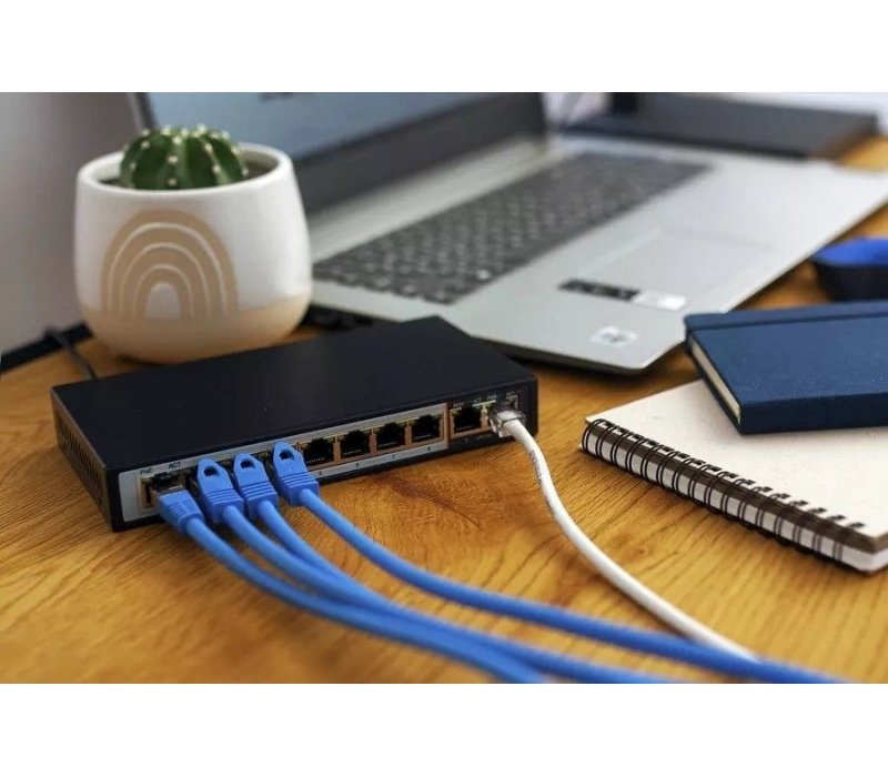 449309 Extralink Switch Perses 8X EX-SG1008PE 10/100/1000M TX PoE AT/AF,  2X GE SFP Full Gigabit PoE 